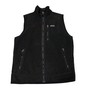 Patagonia Retro Pile Fleece Full Zip Vest Men's 20.5x25 Gorpcore